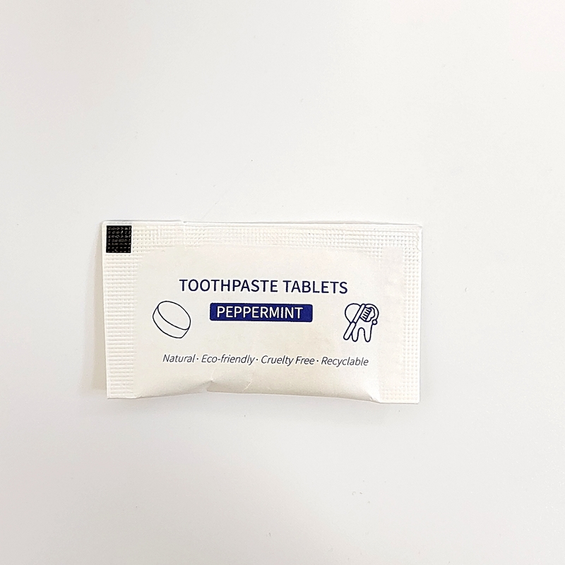 タブレットの固体歯磨き粉の有機性口臭の除去剤のうがい薬の丸薬ミントを白くするホテル旅行サイズの歯