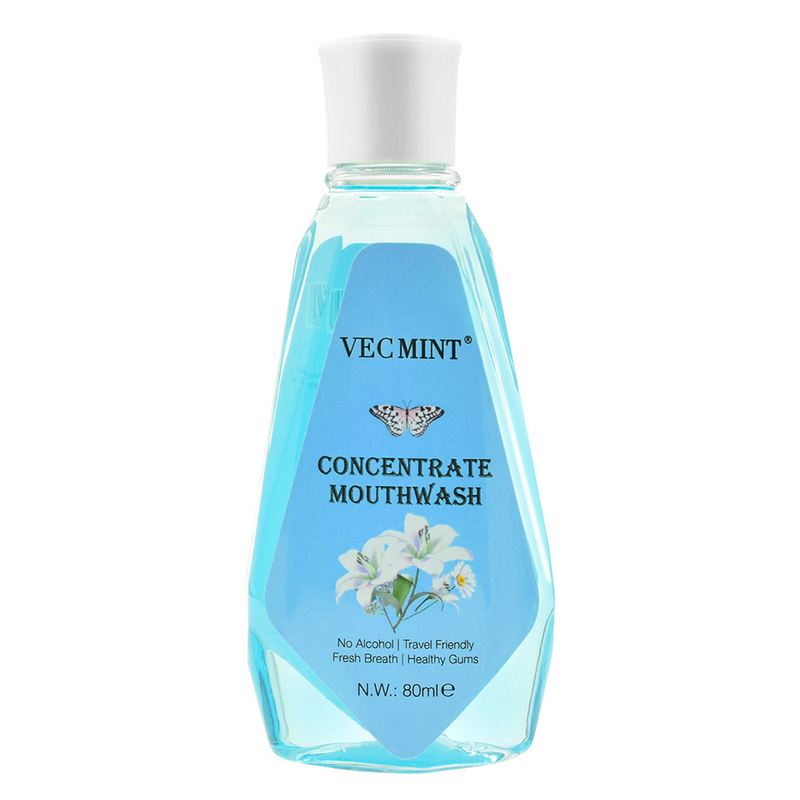 VECMINT アルコール 無 80ml フローラル アラバー 抗菌 濃縮 口洗浄 口腔 歯洗浄