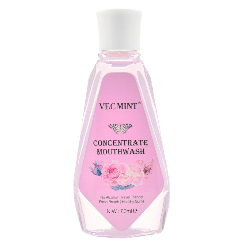 VECMINT アルコール 無 80ml フローラル アラバー 抗菌 濃縮 口洗浄 口腔 歯洗浄