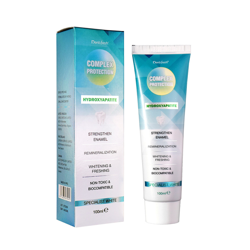 DENTIFRESH 100g 水素アパチト歯磨き粉 ミント味の歯磨き粉 成人用 オーダーメイドロゴの歯磨き粉