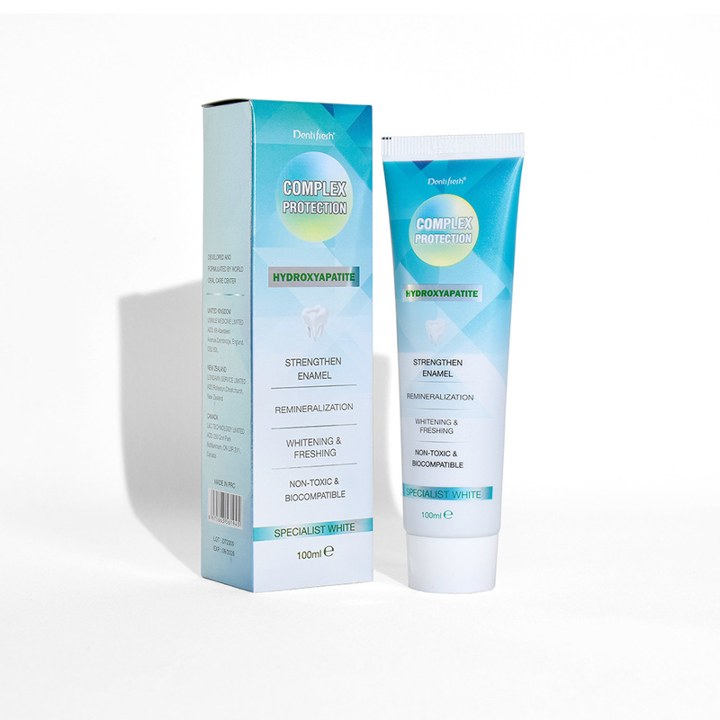 DENTIFRESH 100g 水素アパチト歯磨き粉 ミント味の歯磨き粉 成人用 オーダーメイドロゴの歯磨き粉