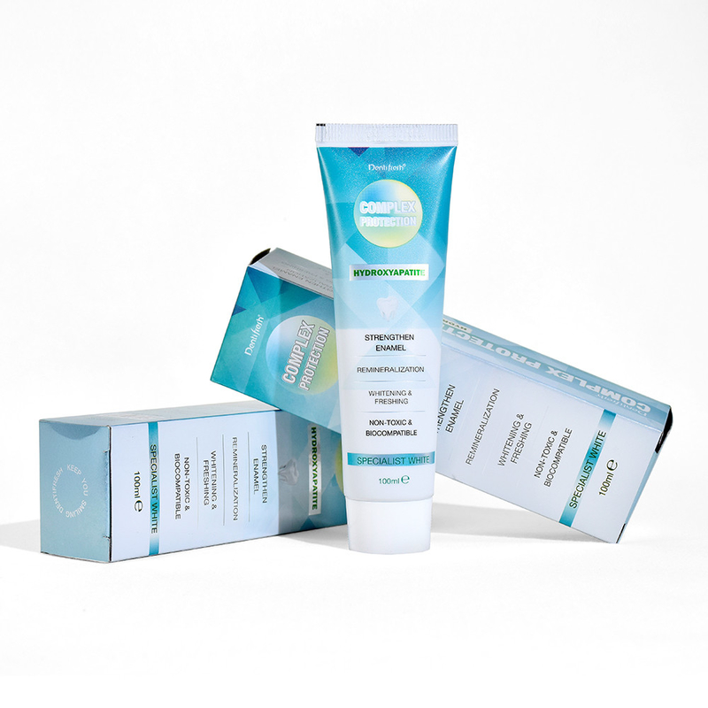 DENTIFRESH 100g 水素アパチト歯磨き粉 ミント味の歯磨き粉 成人用 オーダーメイドロゴの歯磨き粉