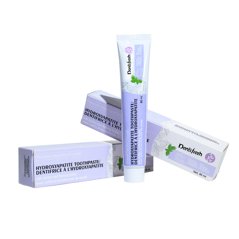 歯磨き用フッ素 - 無料歯磨き粉,80ml - 口腔健康のためにキシリトールとソーダを併用したヒドロキシアパチット配方