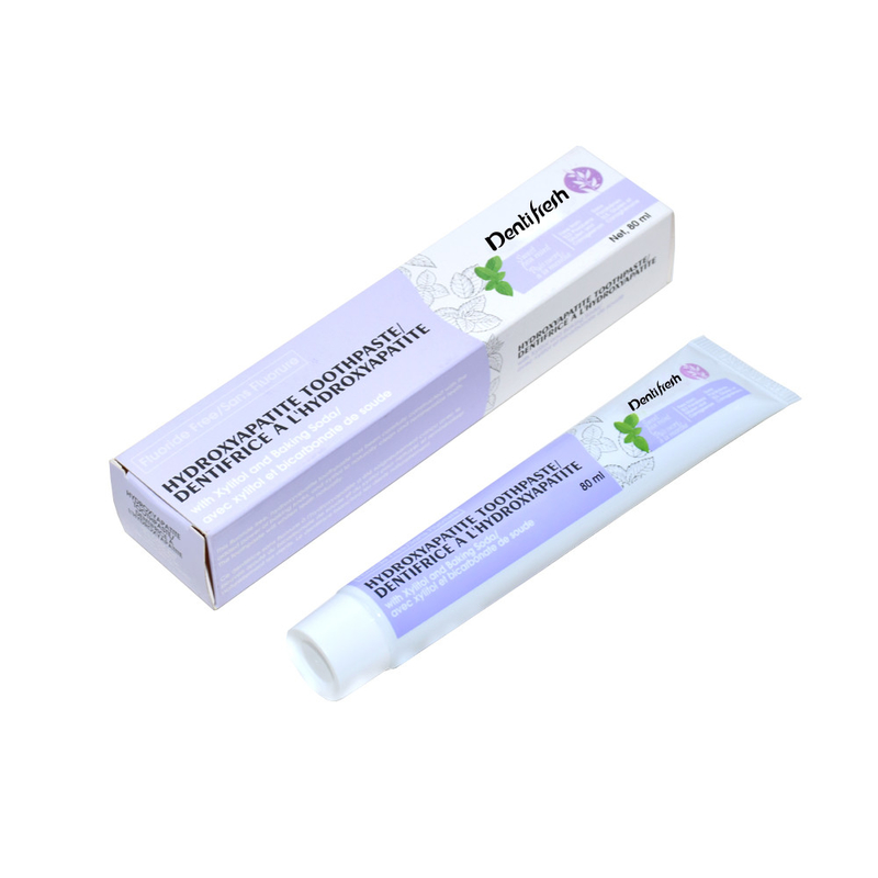 歯磨き用フッ素 - 無料歯磨き粉,80ml - 口腔健康のためにキシリトールとソーダを併用したヒドロキシアパチット配方