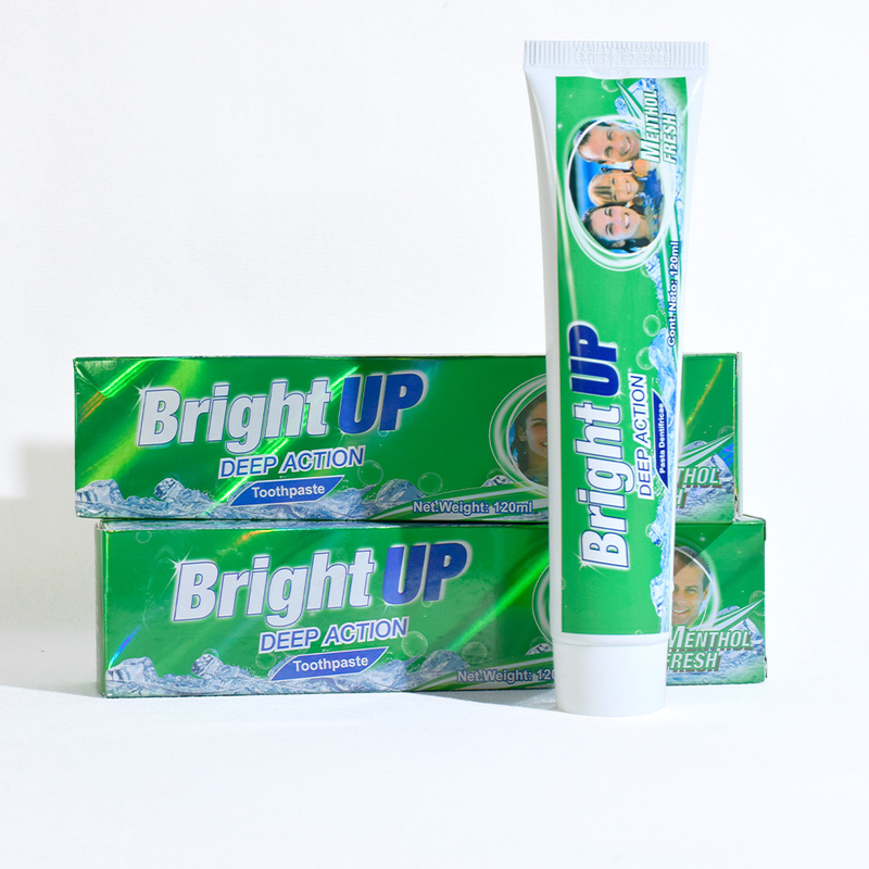 明るいアップ ディープアクション メンタル 鮮やかな歯磨き粉 120ml - 即座に冷却感を味わう
