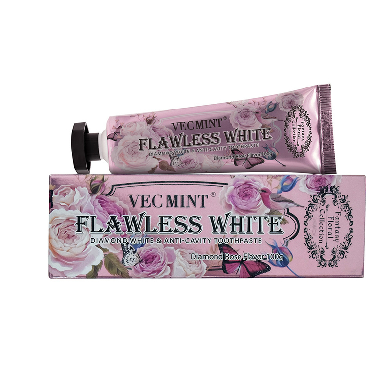 VECMINT ローズ 歯磨き粉 100g 歯磨き粉 健康な歯のために 華やかな花のコレクション ホットセール 工場 直送