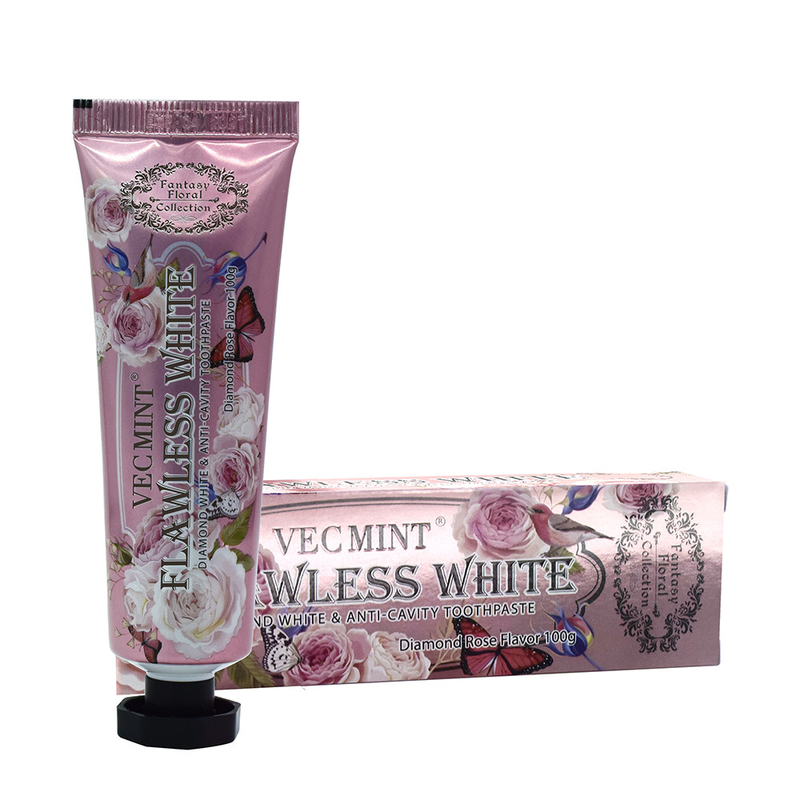 VECMINT ローズ 歯磨き粉 100g 歯磨き粉 健康な歯のために 華やかな花のコレクション ホットセール 工場 直送