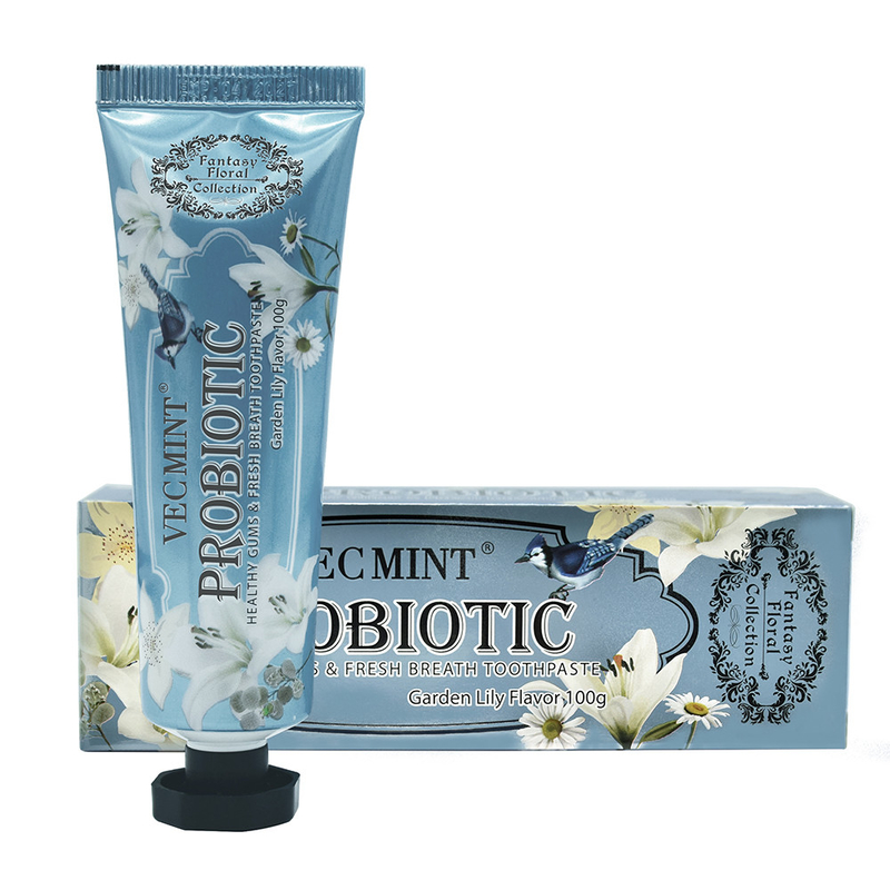 VECMINT リリー 歯磨き粉 100g 健康な歯のための歯磨き粉 おしゃれな花のコレクション ホットセール 工場直送