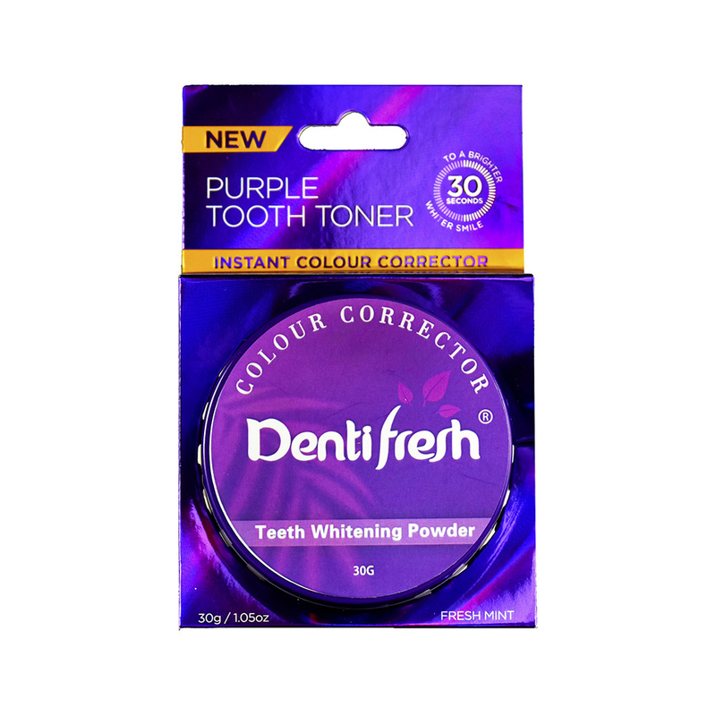 DentiFresh紫色歯磨き粉 - 30 - 輝く笑顔の歯磨き粉に 30 秒