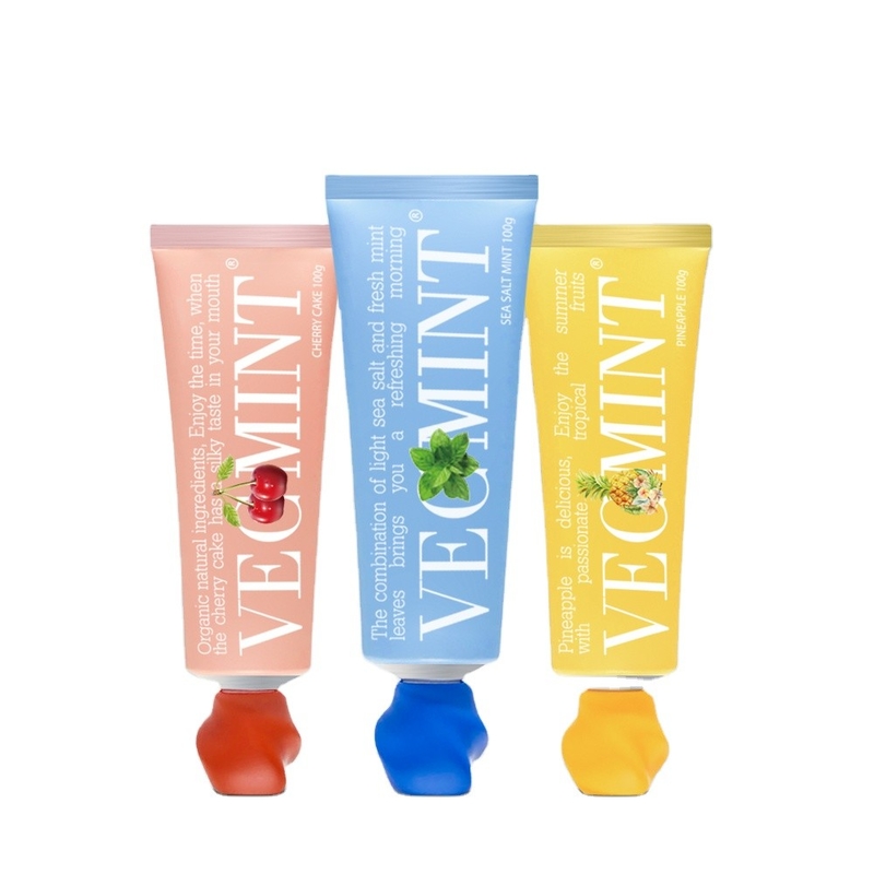 VECMINT 海塩 & 鮮やかなミント歯磨き粉 - あなたの口を離れます 鮮やかな100g卸売工場