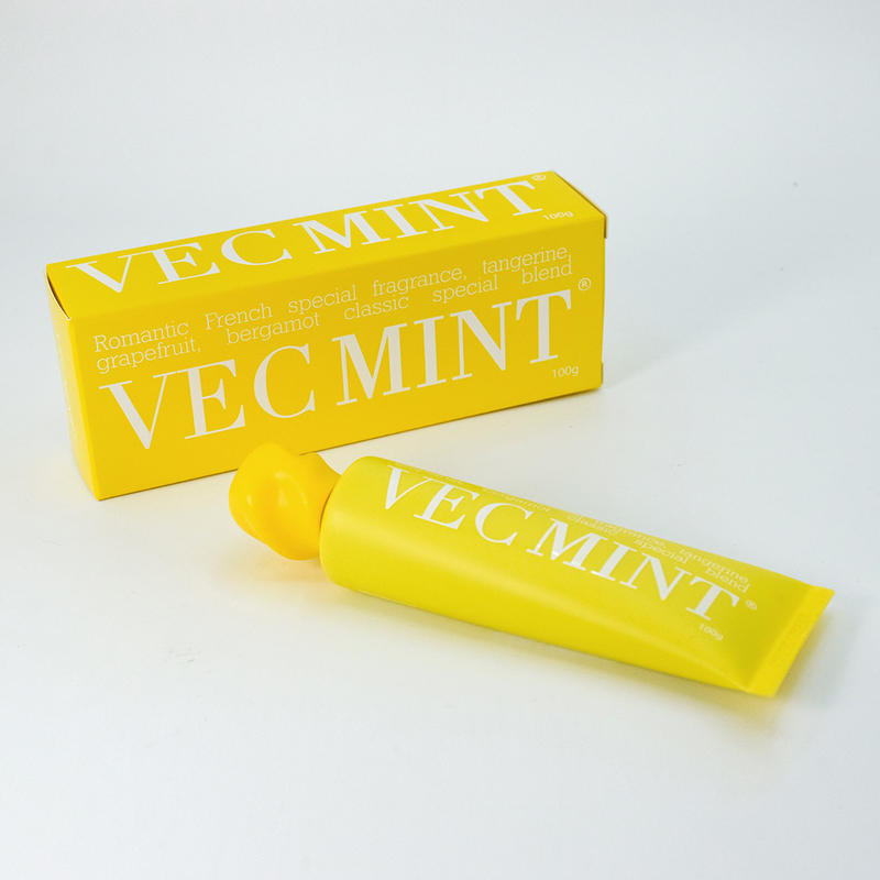 100g ホットセール VECMINT 歯磨き粉: グラップフルーツ,ベルガモット,タンダリンに触発されたフランス風味