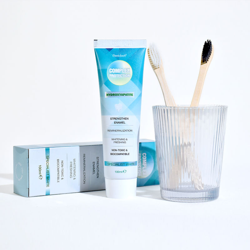 1日2回の歯磨きとフィチン酸ナトリウム配合、中程度のホワイトニング効果の歯磨き粉