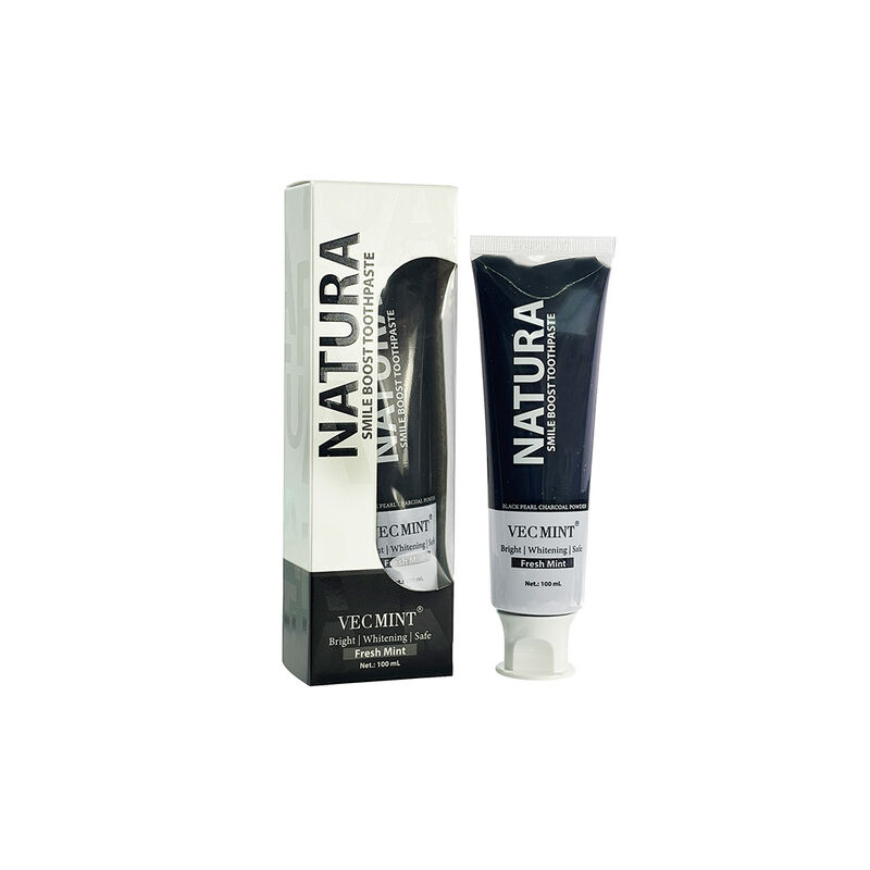 活性炭 歯磨き粉 成人と10代に適したハーブ成分 自然の深層清掃と口腔ケア