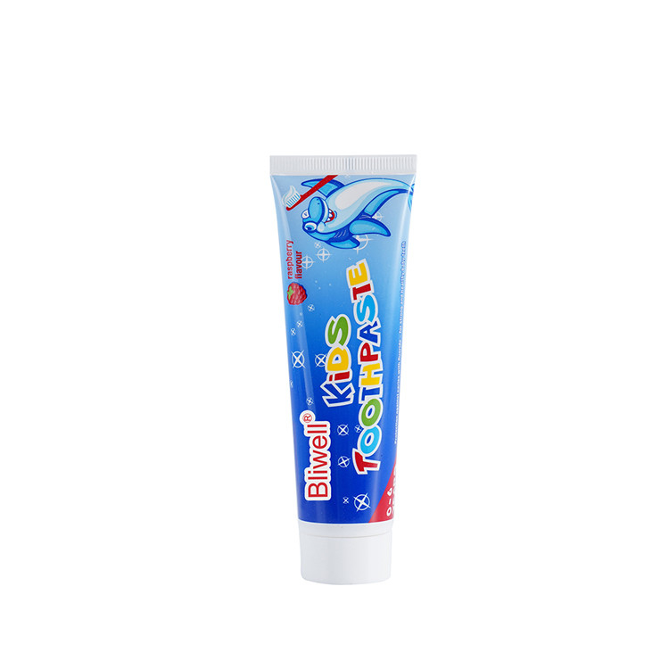 125g子供は風味を付けられたOEMを飲み込むために歯磨き粉の子供の歯磨き粉の金庫をフーセン ガムために